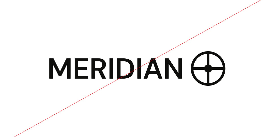 Image of brand logo incorrectly ordered