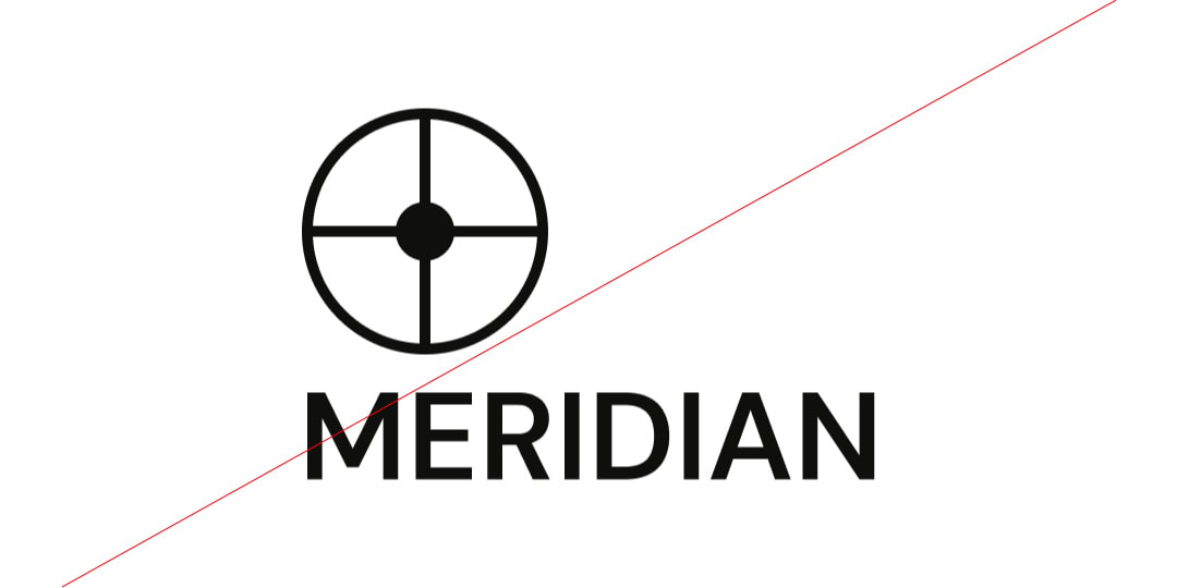 Image of brand logo incorrectly sized